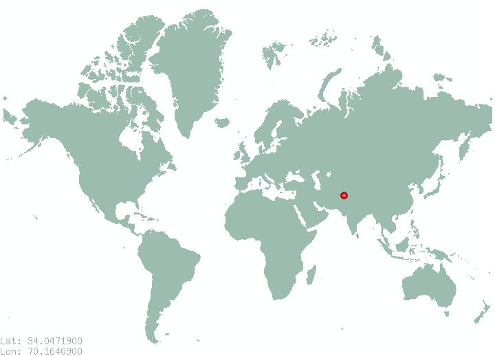 Gadrah in world map